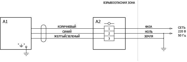 Схема подключения Обогревателя ОУр-1М